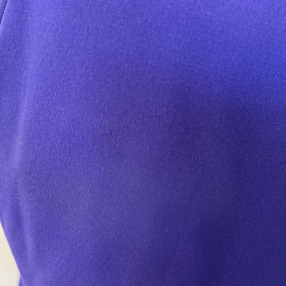 Issa London Purple 100% Silk Sheath Midi Dress Sz 6 3/4 Sleeve Cocktail Wedding - Picture 16 of 16